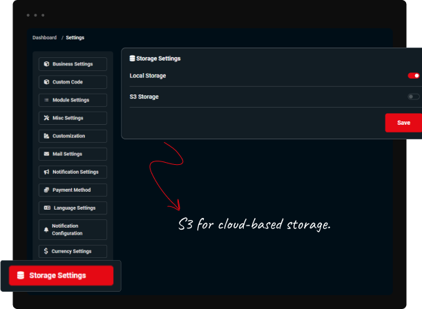 Streamit external storage integration