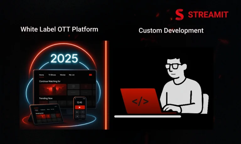 White Label OTT Platform vs. Custom Development: Which One Wins in 2025? | Streamit tech