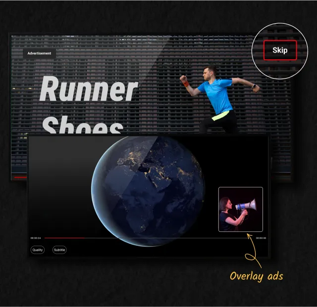 Smarter ott tv app with smart ad experience