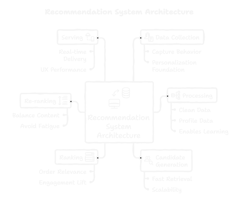 Core components of an OTT recommendation engine