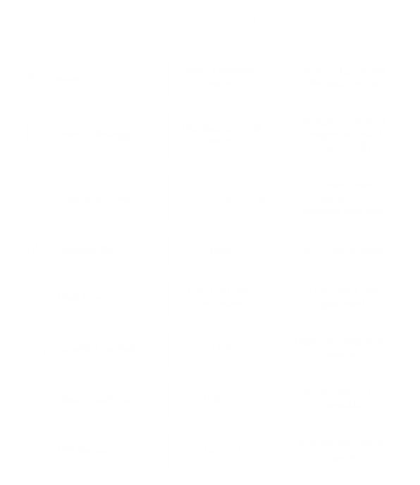 Static vs Smart Thumbnail Personalization