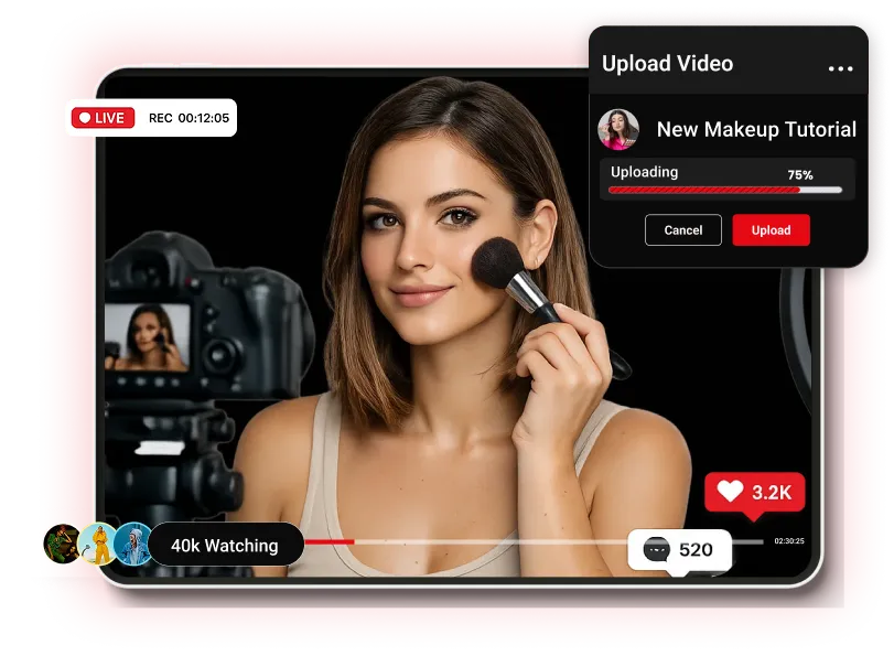 Beauty Video Streaming Platforms