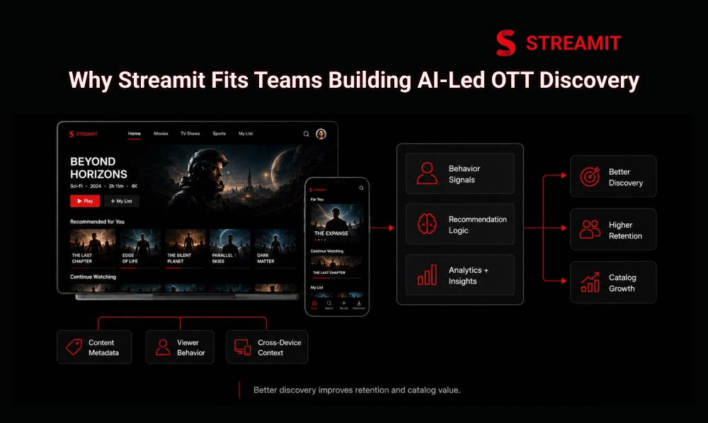 Why Streamit Fits Teams Building AI-Led OTT Discovery